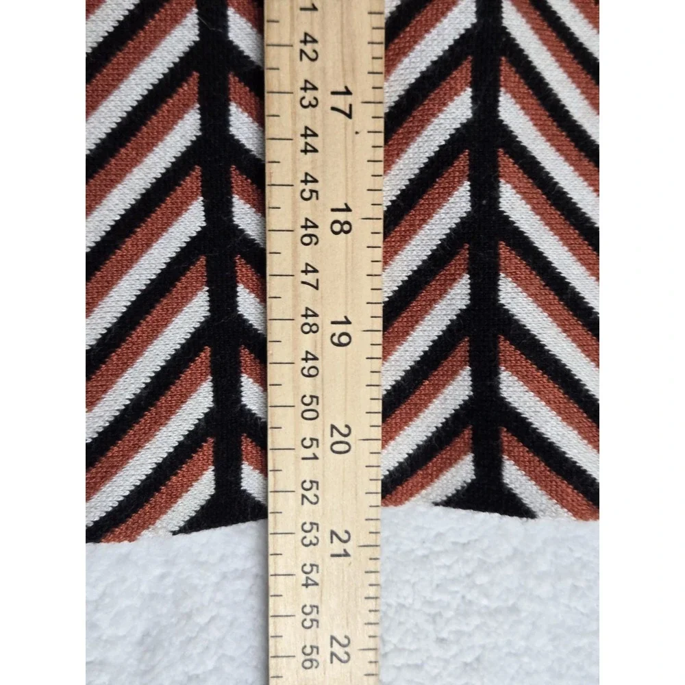 Vila Milano Chevron Print‎ Mini Skater Skirt Boho Y2K SizeM Preppy